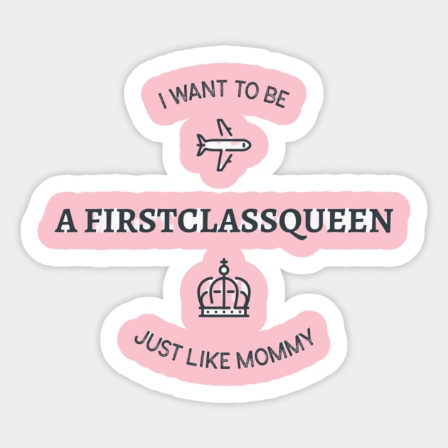 Just Like Mommy Sticker by FirstClassQueen